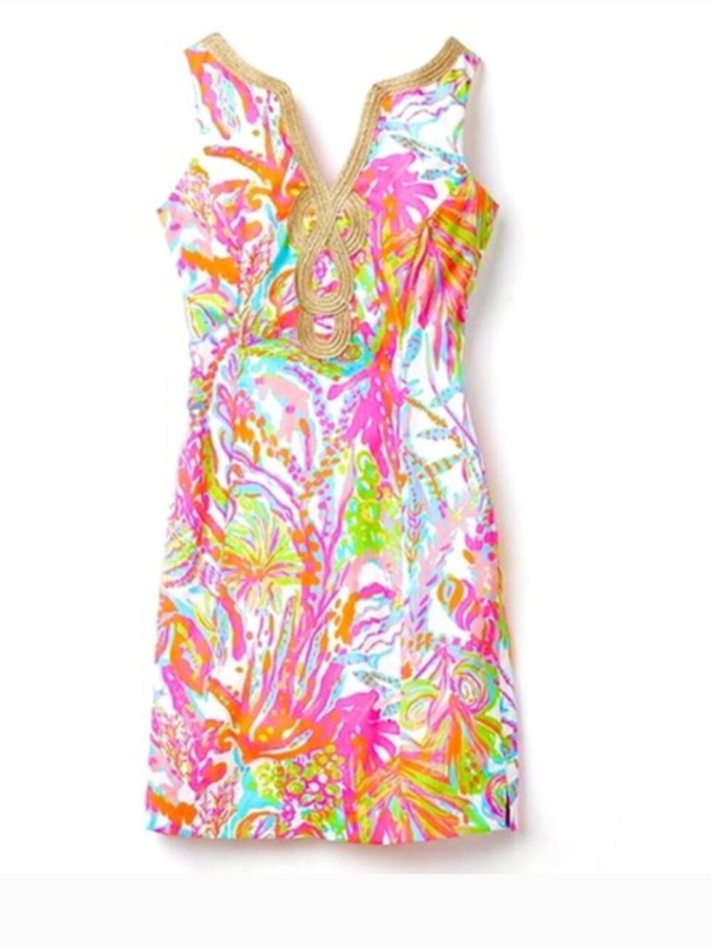 NWT Lily Pulitzer Janice Scuba to Cuba Dress Size 4